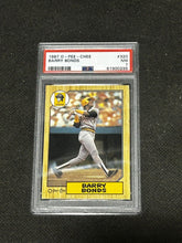 Load image into Gallery viewer, 1987 O-Pee-Chee Barry Bonds PSA Graded cards #320 NM 7