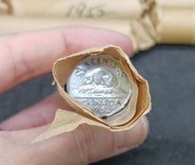 Load image into Gallery viewer, 1952 Canadian Nickel Roll (Canada 5 cent) (40 coins per roll) x 10 Rolls Lot C