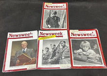 Load image into Gallery viewer, 1946-49 Vintage Newsweek lot of 4 Magazine, NM Condition
