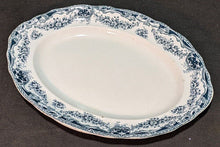 Load image into Gallery viewer, Late 1800's Green Transferware Platter by Defiance - 16 1/2"