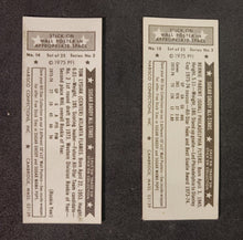 Load image into Gallery viewer, 1974-75 Nabisco Sugar Daddy All-Stars Card Series 1, #11, Series 2, #13,14,15,22