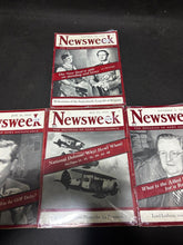 Load image into Gallery viewer, Vintage 1939-40 Newsweek Magazines lot of 4 , EX condition