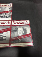 Load image into Gallery viewer, Vintage 1939-40 Newsweek Magazines lot of 4 , EX condition