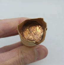 Load image into Gallery viewer, 1963 Canadian Pennies (50 coins per roll) 1 roll