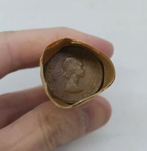 Load image into Gallery viewer, 1955 Canadian Pennies (50 coins per roll) 3 rolls