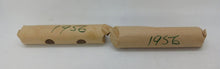 Load image into Gallery viewer, 1956 Canadian Pennies (50 coins per roll) 2 rolls