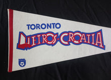Load image into Gallery viewer, Toronto Metros-Croatia - (NASL) North American Soccer League 30" Pennant