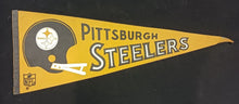 Load image into Gallery viewer, 1960s Pittsburgh Steelers 2 Bar - NFL National Football League 30" Pennant