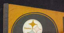 Load image into Gallery viewer, 1960s Pittsburgh Steelers 2 Bar - NFL National Football League 30" Pennant