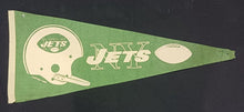 Load image into Gallery viewer, 1960s New York Jets Single Bar - NFL National Football League 30" Pennant