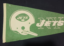 Load image into Gallery viewer, 1960s New York Jets Single Bar - NFL National Football League 30" Pennant
