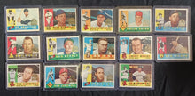 Load image into Gallery viewer, 2009 Topps Heritage 50th Anniversary 1960 Buybacks Lot of 14 range #356 to 403