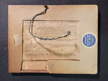 Load image into Gallery viewer, The Late Garl of Beaconsfield - Woven In Pure Silk Picture Plaque 4"x5 1/2"