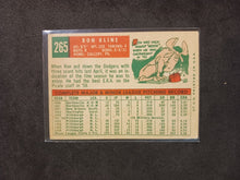 Load image into Gallery viewer, 2008 Topps Heritage 50th Anniversary 1959 Buybacks #265 Ron Kline White Back