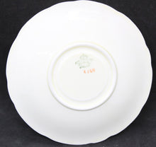 Load image into Gallery viewer, Blue, Gold Trim Aynsley Bone China Cup and Saucer w/ Flower Bouquet Center