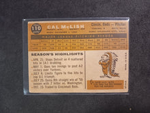 Load image into Gallery viewer, 2009 Topps Heritage 50th Anniversary 1960 Buybacks #110 Cal McLish White Back B