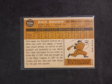 Load image into Gallery viewer, 2009 Topps Heritage 50th Anniversary 1960 Buybacks #256 Dick Brown White Back