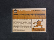 Load image into Gallery viewer, 2009 Topps Heritage 50th Anniversary 1960 Buybacks #256 Dick Brown White Back B