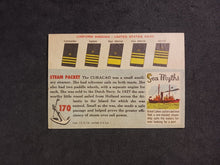 Load image into Gallery viewer, 1955 Topps Rails & Sails Steam Packet #170 Short Print