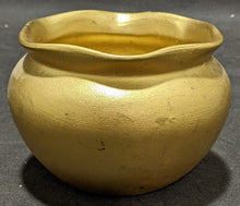 Load image into Gallery viewer, Gold Tone Planter Bowl - Ruffled Rim - 5.5" Diameter