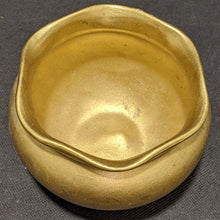 Load image into Gallery viewer, Gold Tone Planter Bowl - Ruffled Rim - 5.5" Diameter