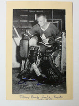 Load image into Gallery viewer, 1944-1963 Beehive Hockey Group II Johnny Bower Signed Toronto Maple Leafs