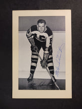 Load image into Gallery viewer, Milt Schmidt Beehive Singed in Ink Photo Boston Bruins