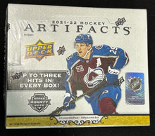 Load image into Gallery viewer, 2021-22 Hockey Artifacts Hobby Upper Deck 4 cards pack / 8 Packs Box SEALED