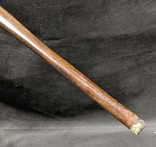 Load image into Gallery viewer, Wooden Cane / Walking Stick - Carved Face In Middle - 35" - No Tip