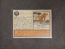 Load image into Gallery viewer, 2011 Topps Heritage 50th Anniversary 1962 Buybacks Ron Kline #216 Brown Back A