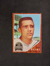 Load image into Gallery viewer, 2011 Topps Heritage 50th Anniversary 1962 Buybacks Ron Kline #216 Brown Back C