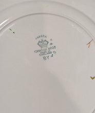 Load image into Gallery viewer, Vintage Johnson Bros Pareek Yellow & Green 10 1/2" Dinner Plate
