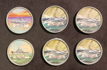 Load image into Gallery viewer, 1960's Schuler's Potato Chips Battle Ship Coins Lot x 6 #3, #10x4, and #15
