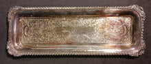 Load image into Gallery viewer, Silver Mount Tray Mini Small 10" x 3 3/4" (SM) Made in England
