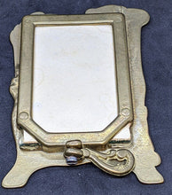 Load image into Gallery viewer, 2 x Early 1900's France Art Nouveau Brass Picture Frames - 3" x 2"