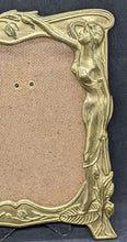 Load image into Gallery viewer, Early 1900's France Art Nouveau Brass Picture Frames - 5.5" x 4"