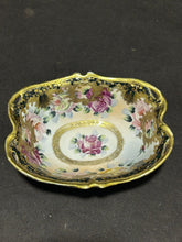 Load image into Gallery viewer, Nippon Japan Gold Moriagi Footed Rose Bowl Green Mark