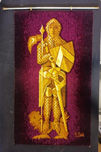 Load image into Gallery viewer, Vintage Bondax Original Wall Hanging "Crusader"