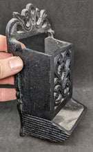 Load image into Gallery viewer, Antique Cast Iron Wall Mounted Match Box / Striker