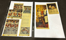 Load image into Gallery viewer, Vintage Hockey Newspaper Scrap Cutoff lot of 2