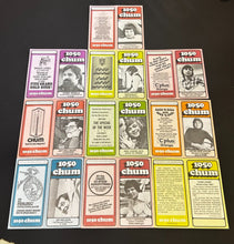 Load image into Gallery viewer, Vintage 1050 Chum30 Music Charts lot of 10 (F)