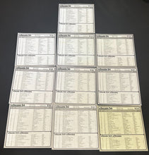 Load image into Gallery viewer, Vintage 1050 Chum30 Music Charts lot of 10 (F)