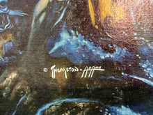 Load image into Gallery viewer, 1970's Sword Sorcery Book Oil Painting, Cover by Neal Addams & Greg Theakston