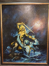 Load image into Gallery viewer, 1970's Sword Sorcery Book Oil Painting, Cover by Neal Addams & Greg Theakston