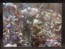 Load image into Gallery viewer, Signed G.I. Joe Transformers Posterboard Licensed By Hasbro