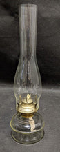 Load image into Gallery viewer, Vintage Clear Glass Base Oil Lamp With Burner & Chimney