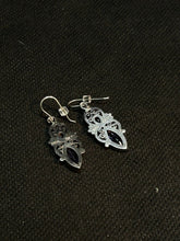 Load image into Gallery viewer, Amethyst Dangly Sterling Silver Earrings made in Nepal