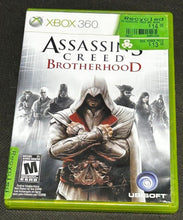 Load image into Gallery viewer, Xbox 360 Assassin's Creed Brotherhood Disc Game, EX+