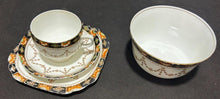 Load image into Gallery viewer, Vintage Gladstone England Trio Cup Saucer with a Slop Bowl, EX