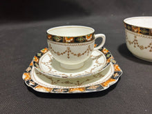 Load image into Gallery viewer, Vintage Gladstone England Trio Cup Saucer with a Slop Bowl, EX